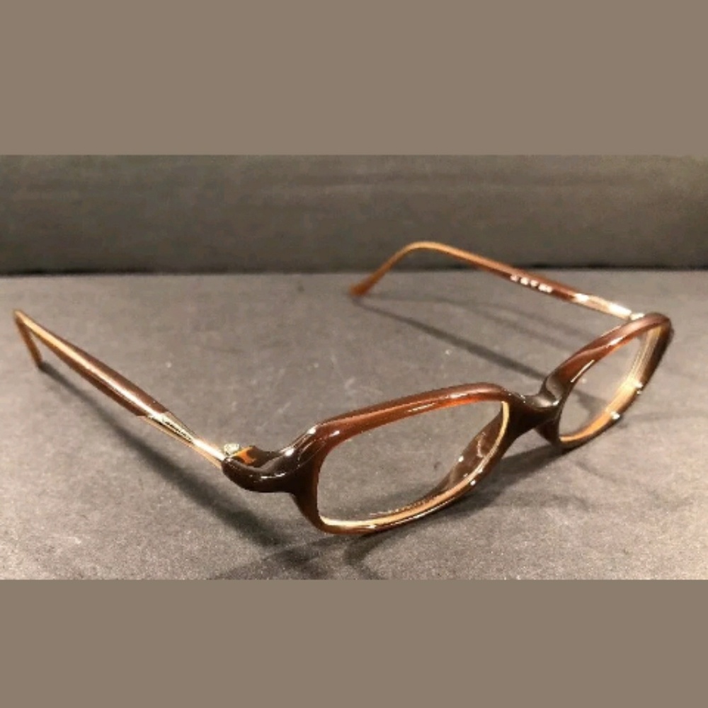 Kata Circa Caramel Brown Gold Eyeglasses